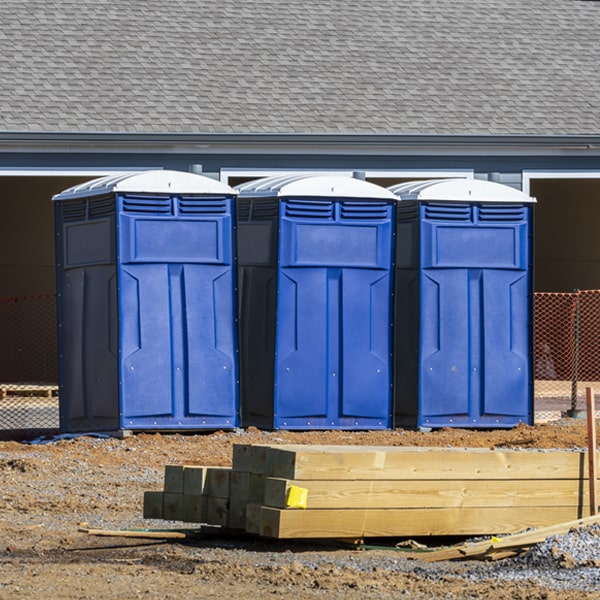 what is the cost difference between standard and deluxe porta potty rentals in Allen Kansas